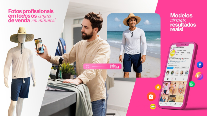 Com a FotoModel, a autenticidade do feito à mão ganha vida em imagens criadas com inteligência artificial.